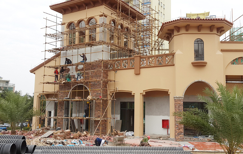 深圳御景水岸园林GRC构件工程